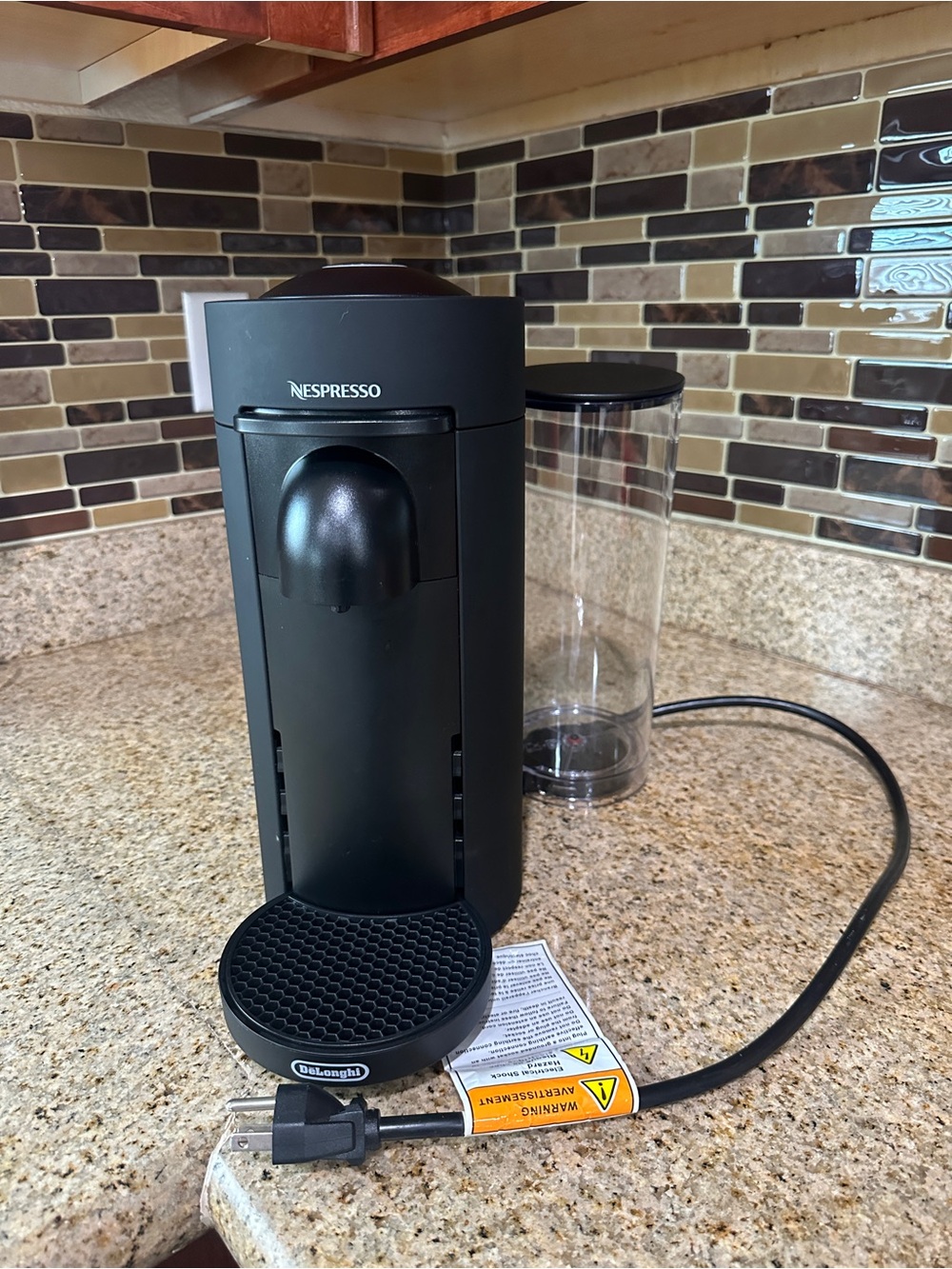 Nespresso Black Single-Serve Espresso Machine